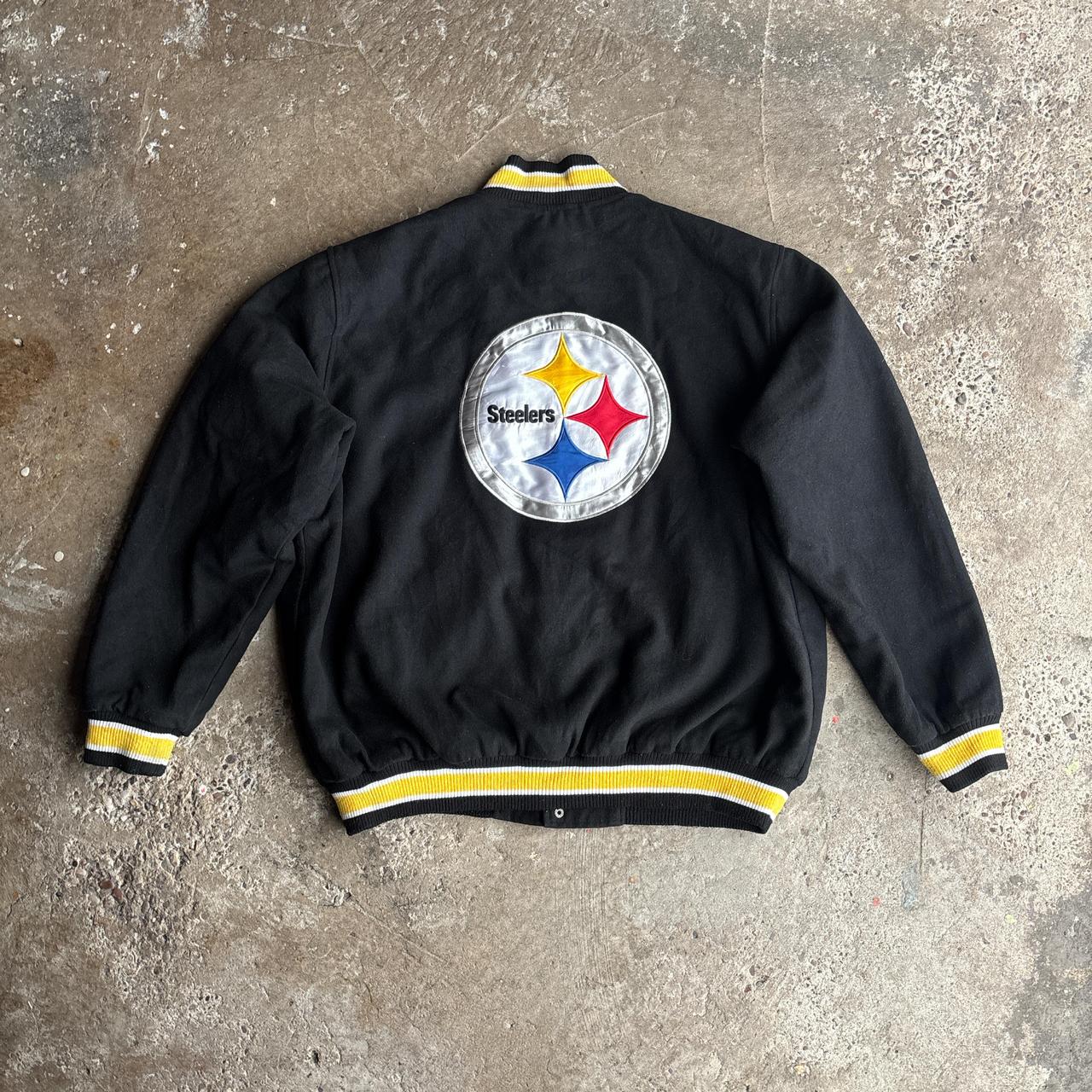 Black & Yellow Pittsburgh Steelers Bomber Jacket - 2XL