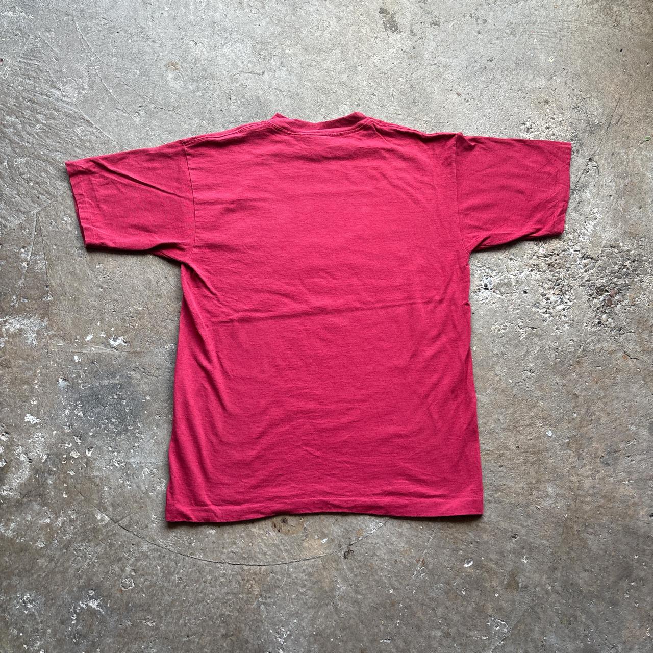 Red Vintage Single Stitch Graphic T-Shirt