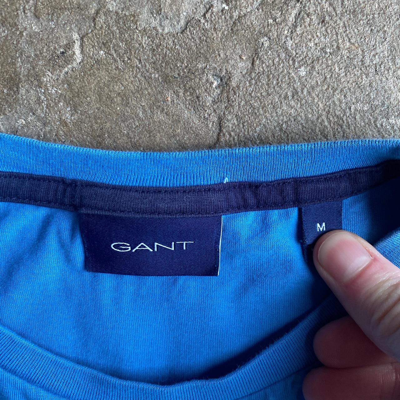 Blue GANT Graphic T-Shirt - M