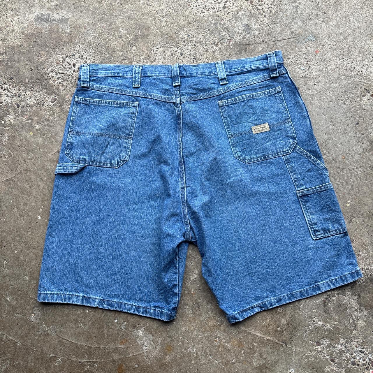 Blue Wrangler Carpenter Denim Shorts - W42
