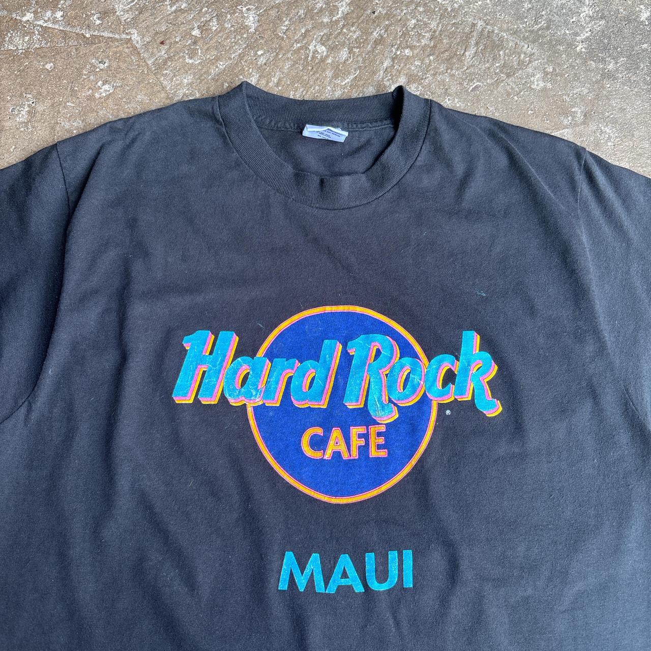 Vintage Black Hard Rock Cafe Maui t-shirt