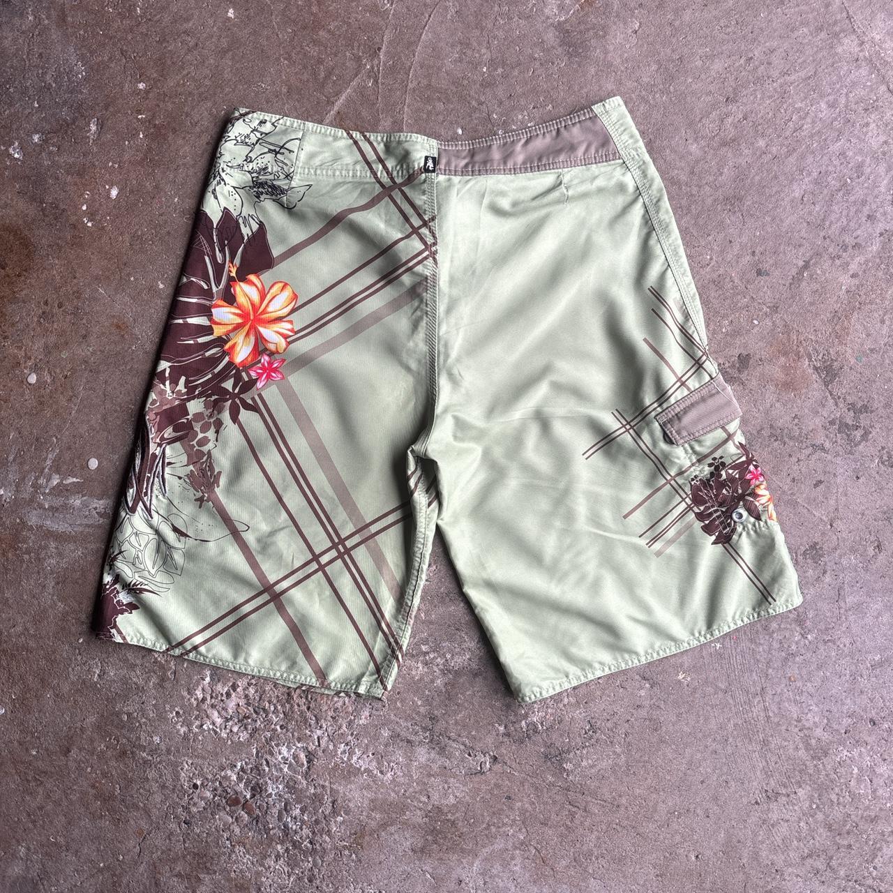 Green O’Neill Flower Print Swimming Shorts