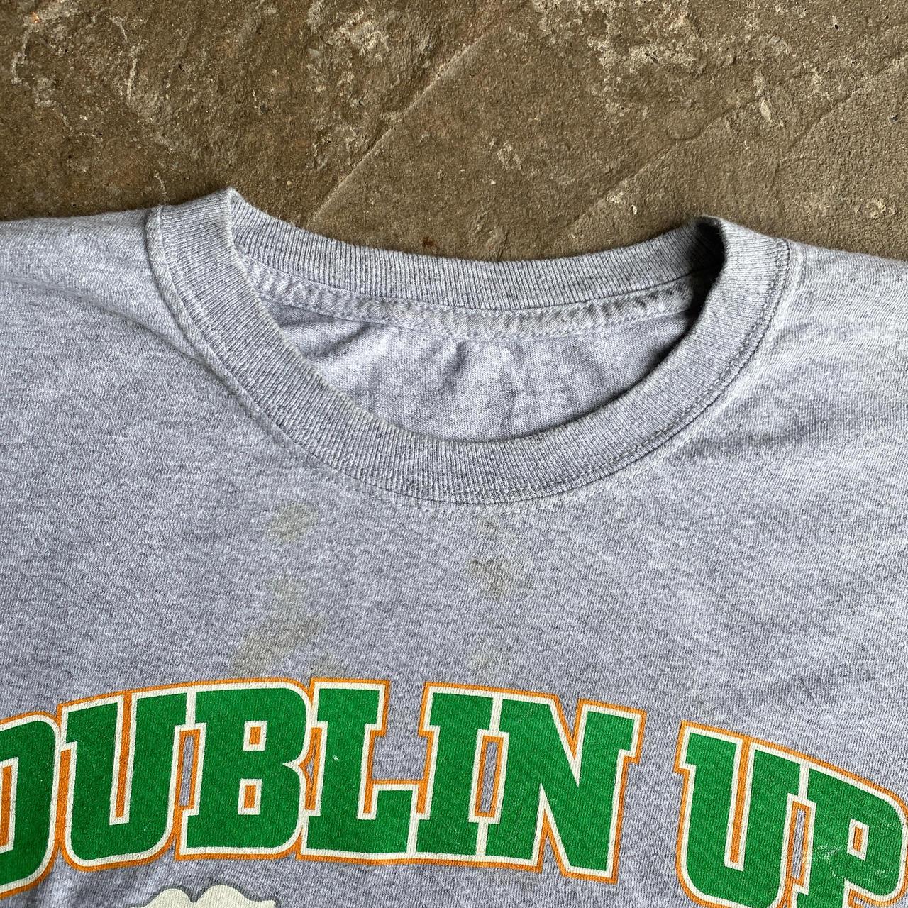 Grey ‘Dublin Up’ Beer T-Shirt - XL
