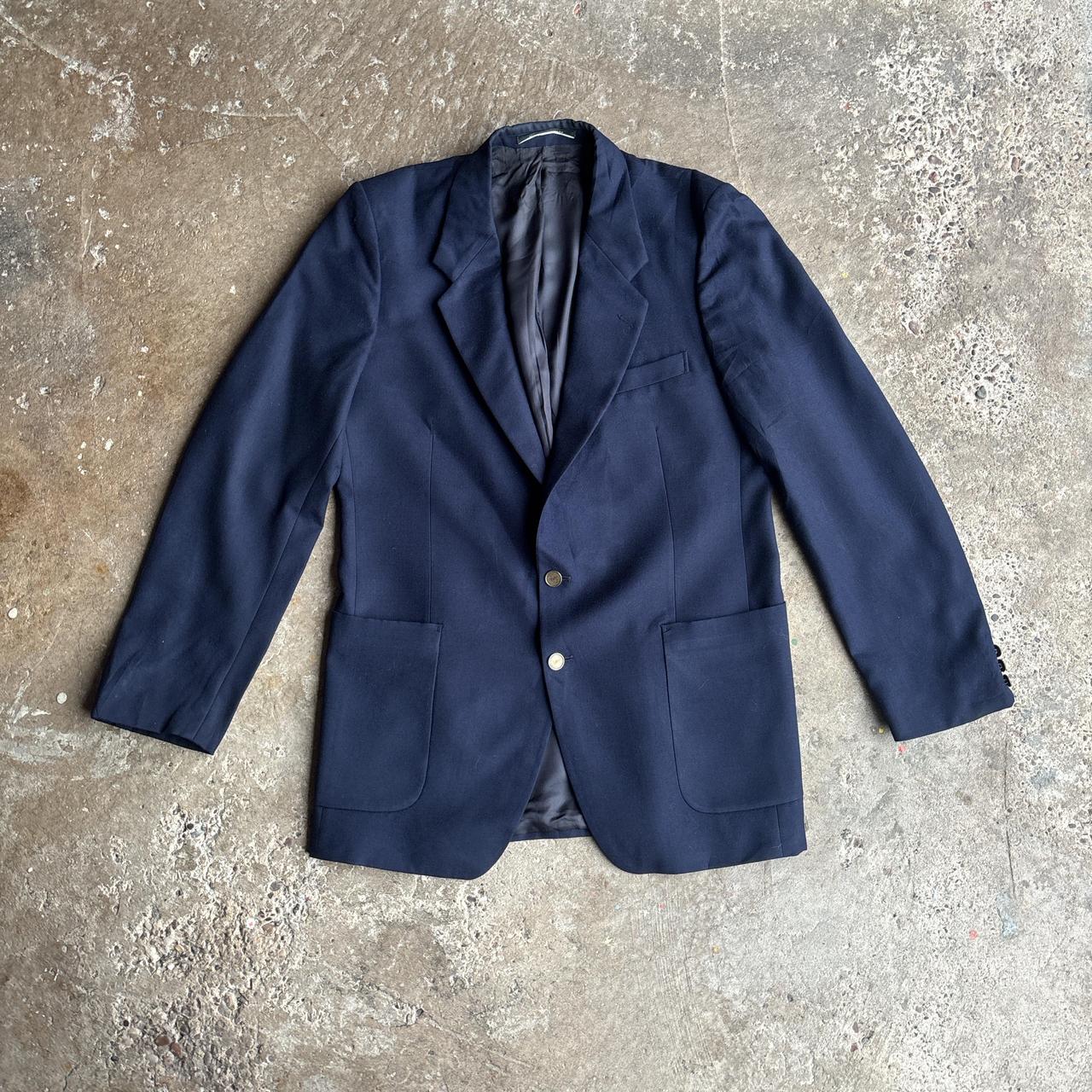 Navy Yves Saint Laurent Blazer Jacket - L
