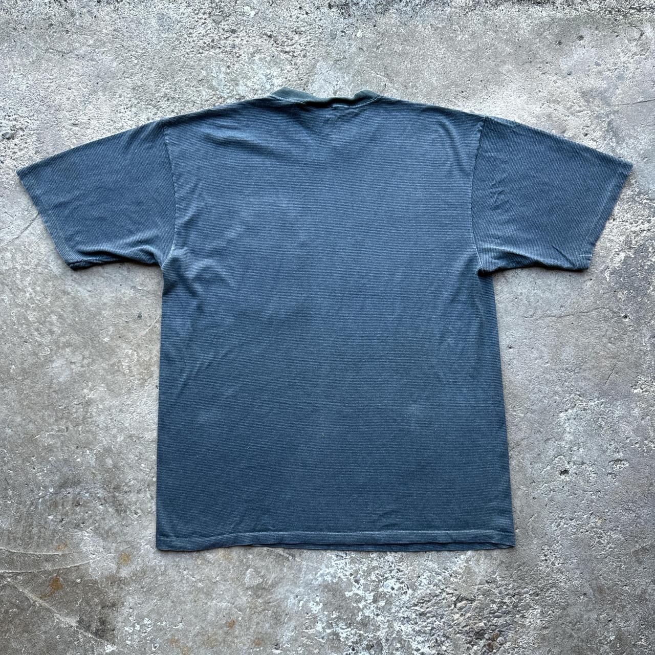 Grey striped pocket t-shirt