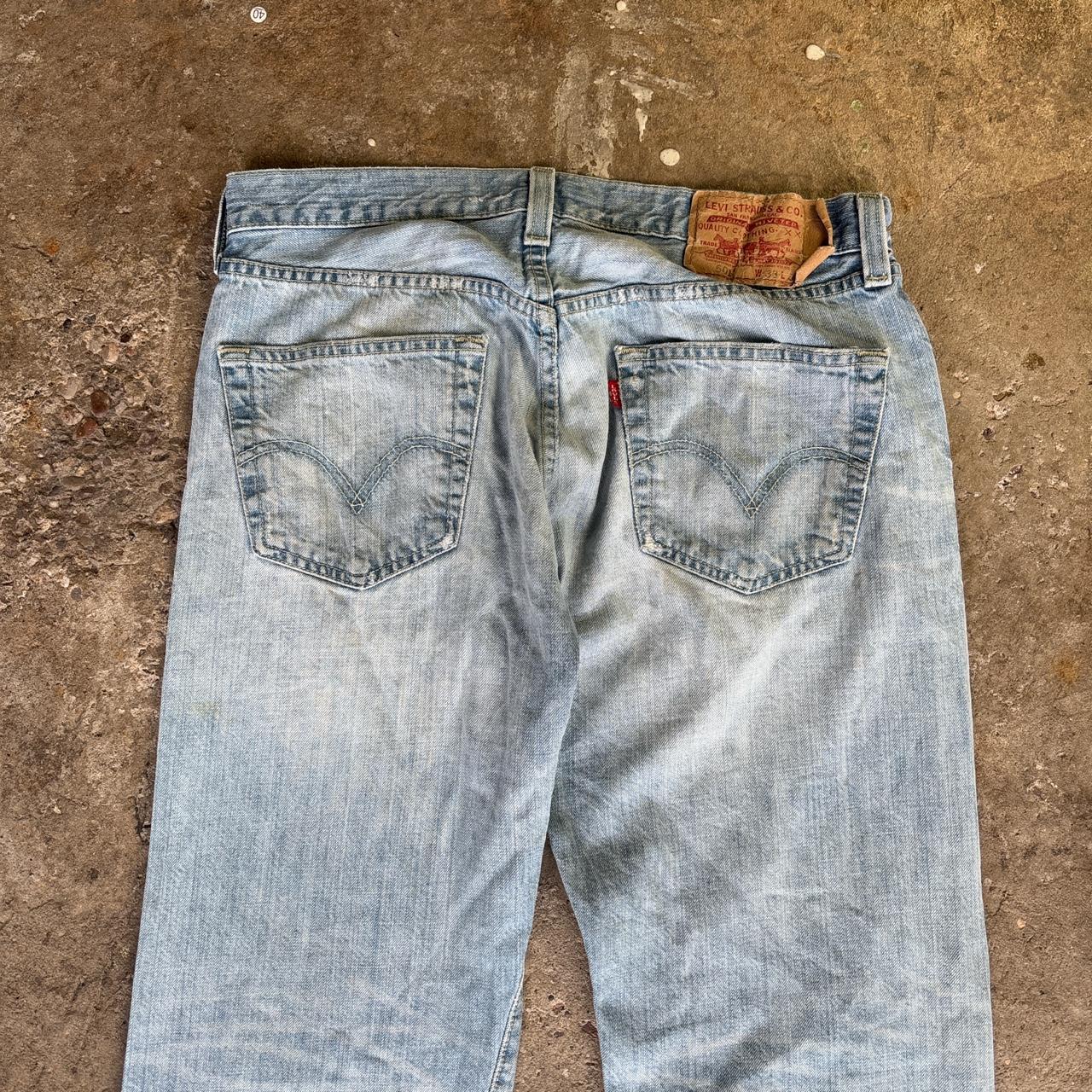 Light blue Levi's 501 jeans