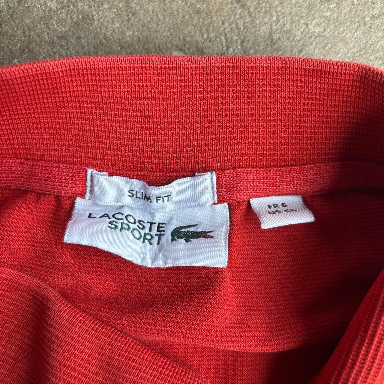 Peach Classic Lacoste Slim Fit Polo Shirt