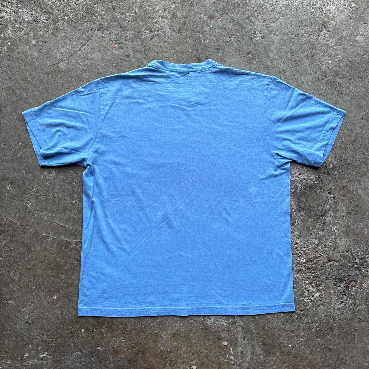 Vintage Blue Tommy Hilfiger graphic t-shirt