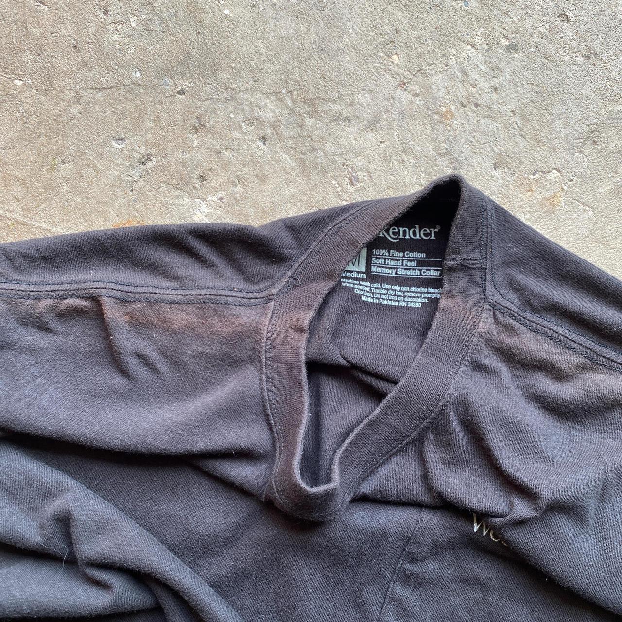 Black ‘Weekender’ Single Pocket T-Shirt w/ Back Print