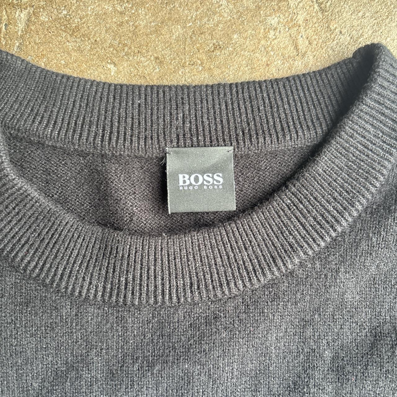 Black Hugo Boss Wool/Cashmere Jumper - 2XL