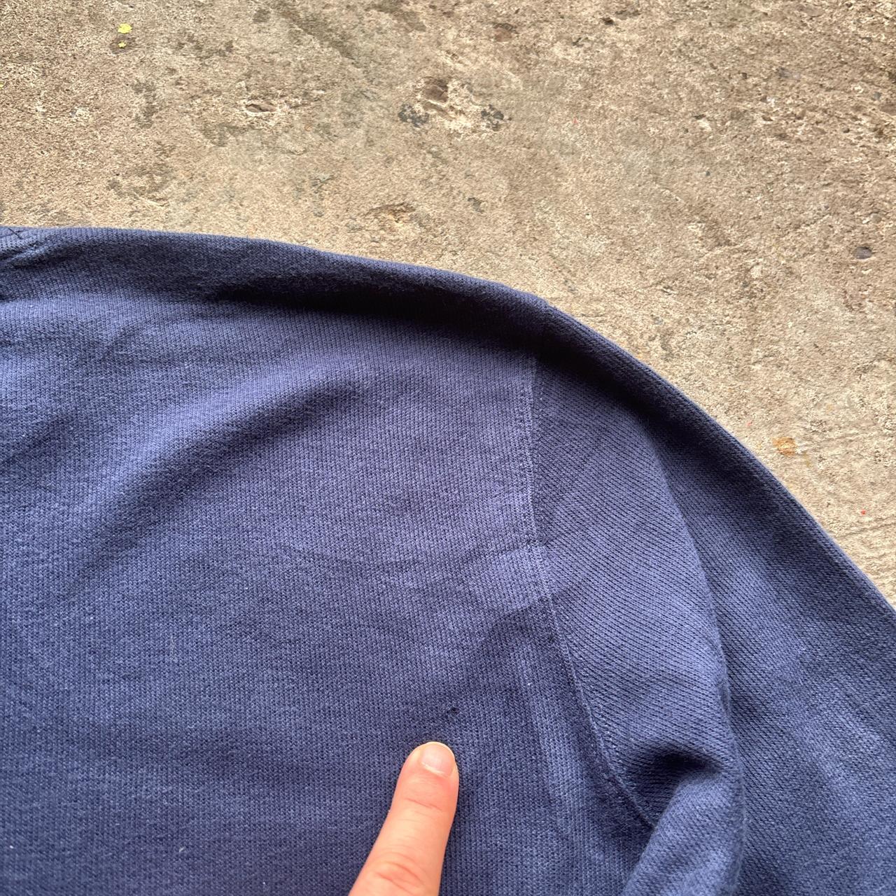 Navy Polo Ralph Lauren sweatshirt with red pony logo
