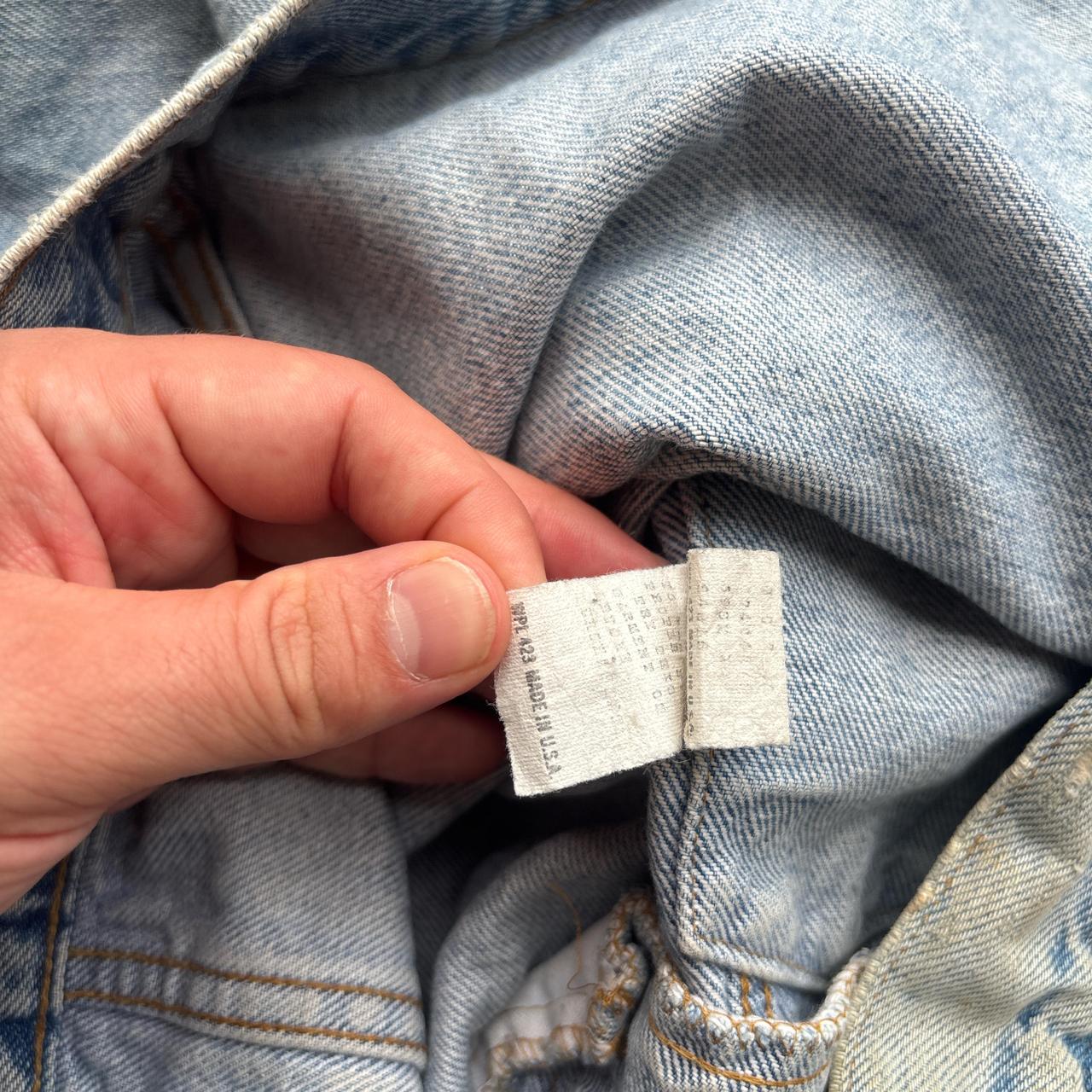 80s Blue Denim Levi’s jacket - XXL