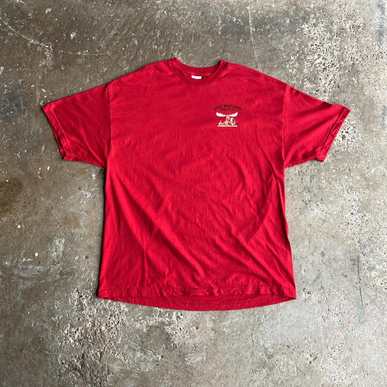 Red Graphic Bar T-Shirt - 2XL