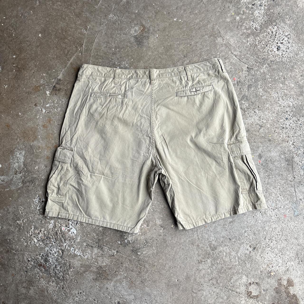 Tan Wrangler Cotton Cargo Shorts