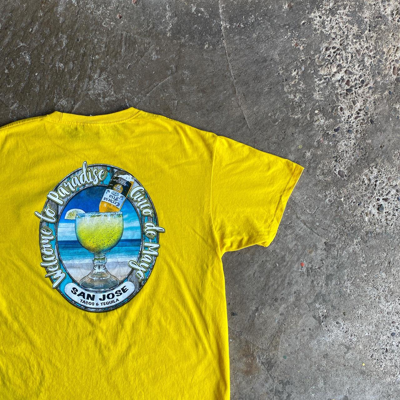 Yellow ‘Cinco de Mayo’ Graphic T-Shirt - L