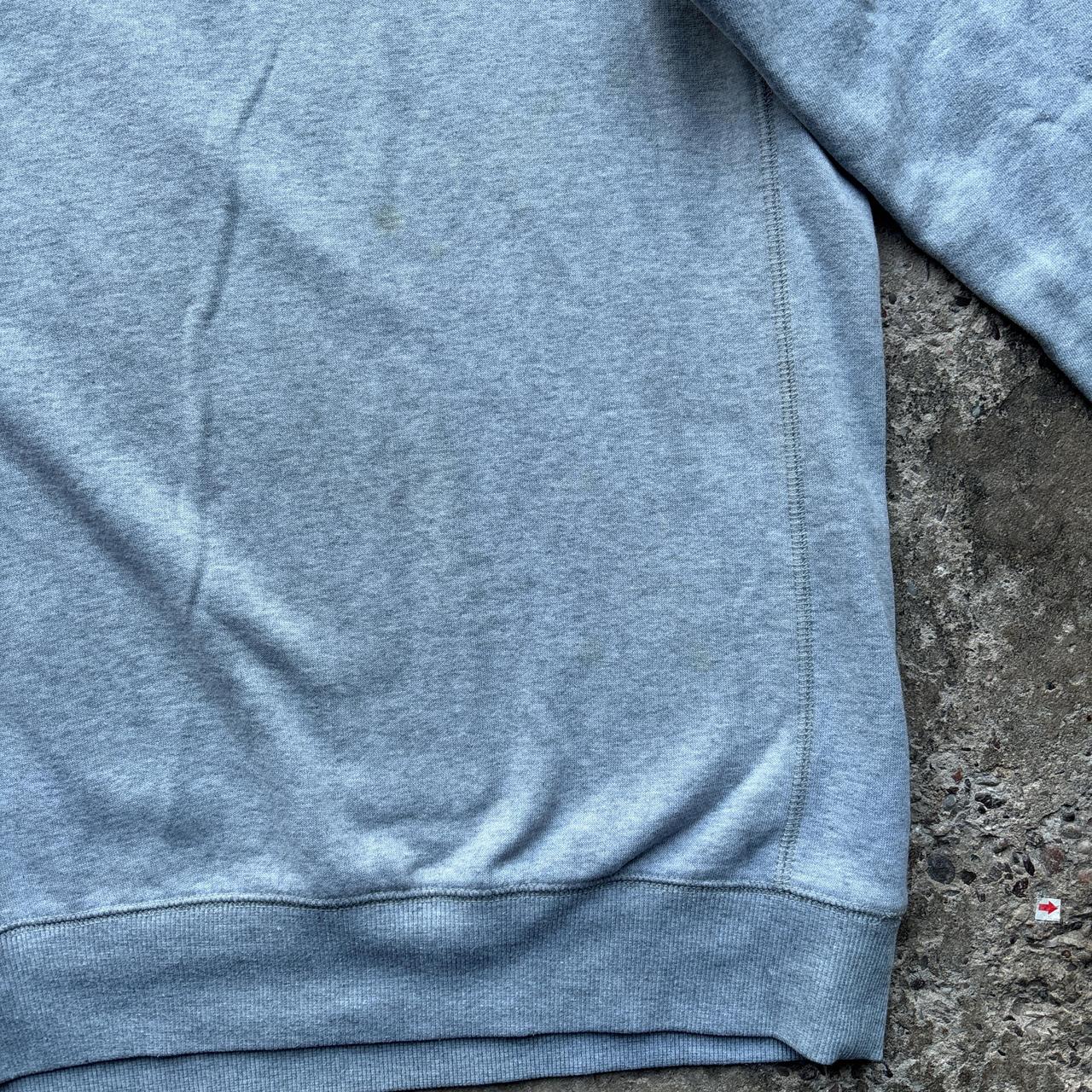 Grey Reebok sweatshirt with spell out embroidered logo
