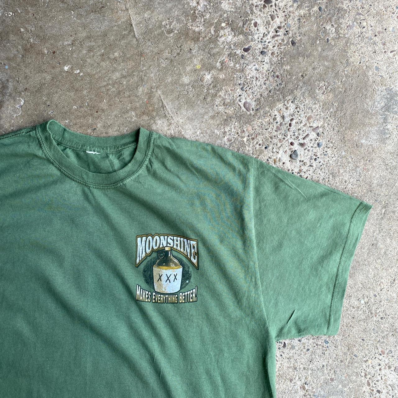 Green Moonshine Graphic Bar T-Shirt