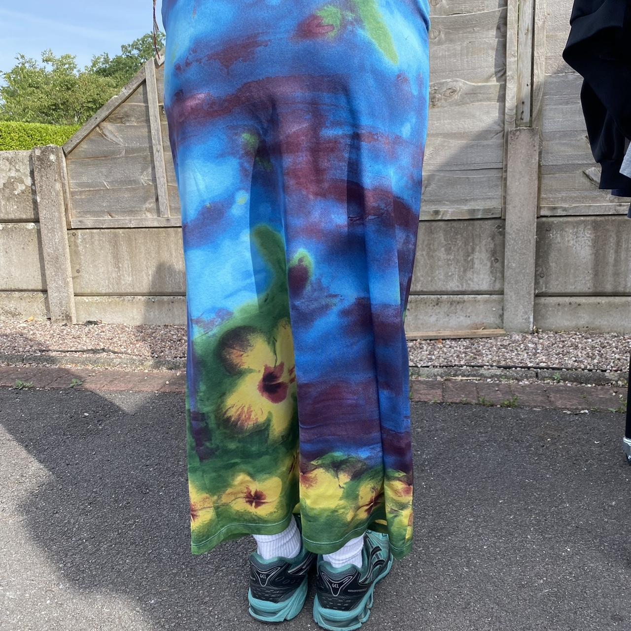 Colourful Patterned Maxi Skirt