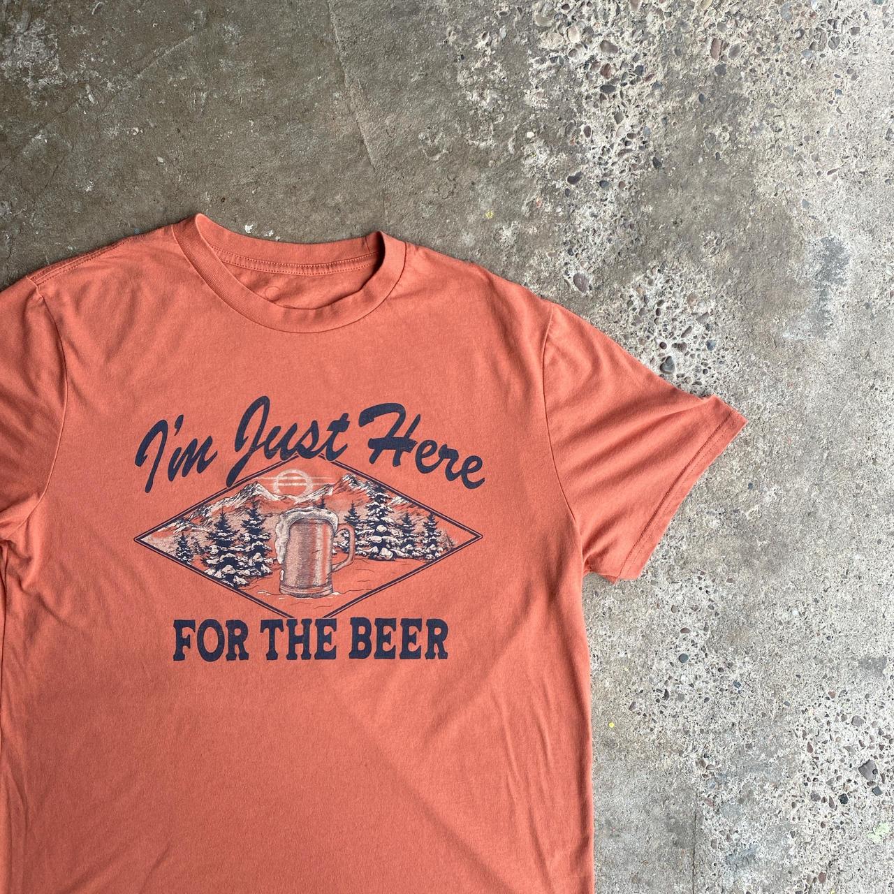 Peach Beer Graphic T-Shirt - L
