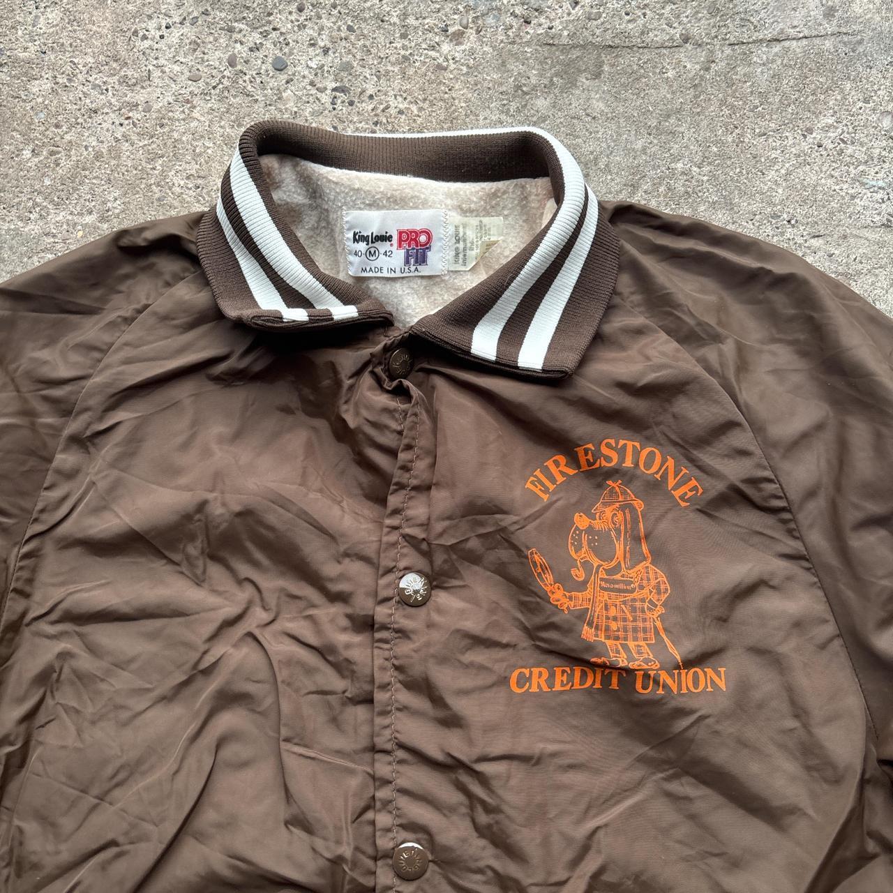 Vintage King Louie brown bomber jacket
