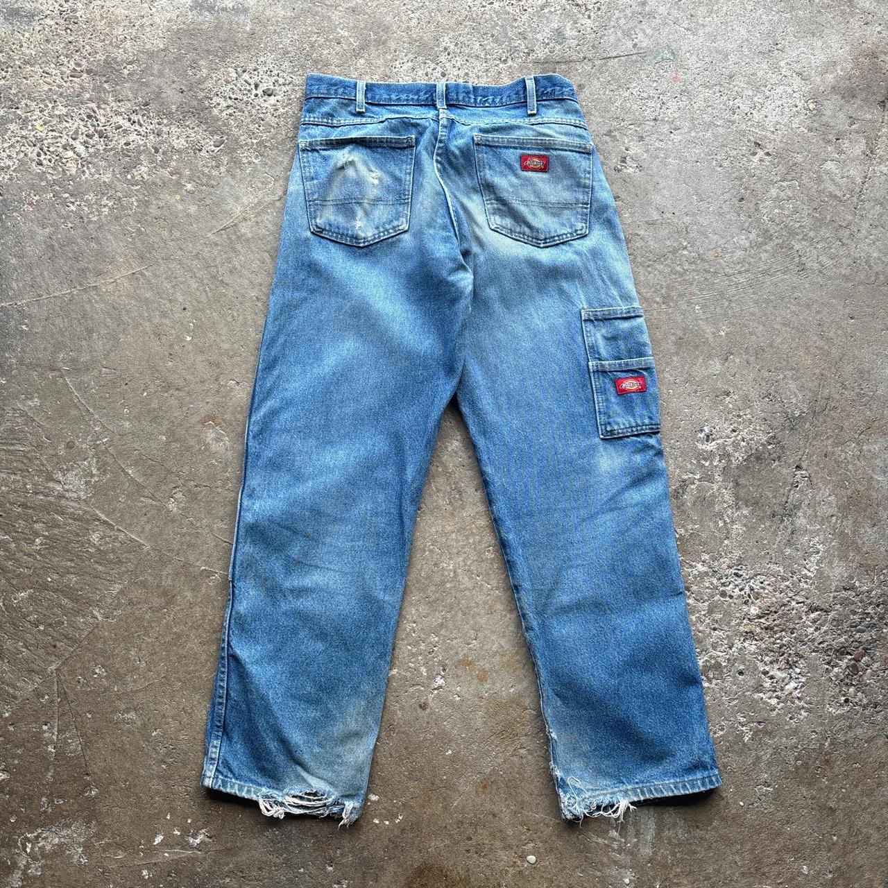 Distressed Dickies Double Knee Jeans - W33