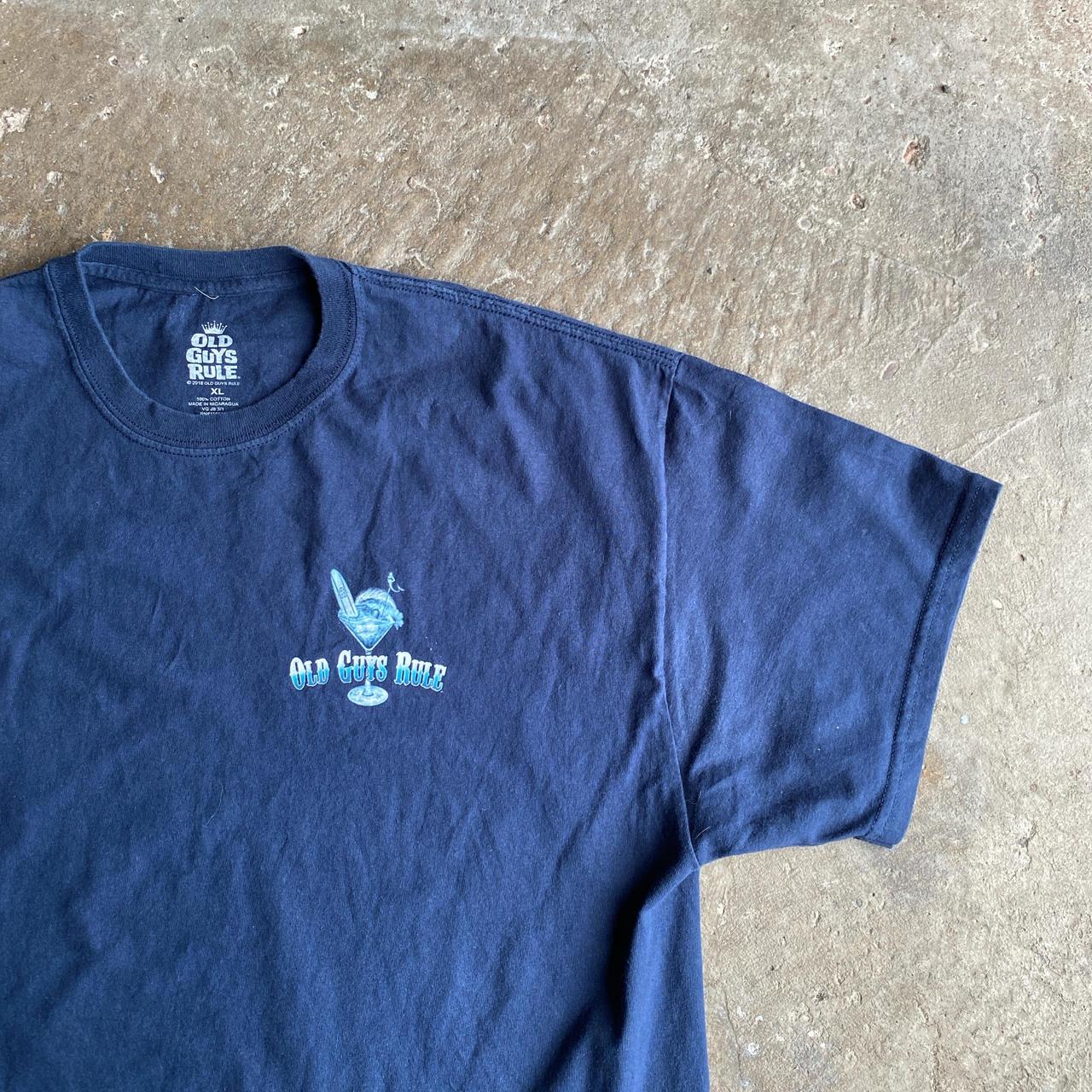 Navy ‘Old Guys Rule’ Graphic Bar T-Shirt