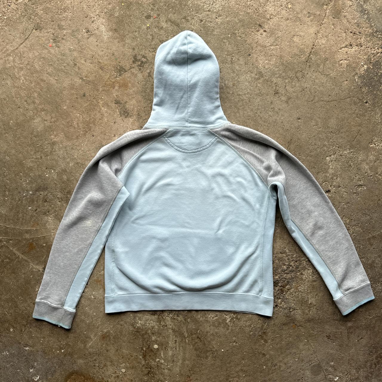 Light blue and grey hoody