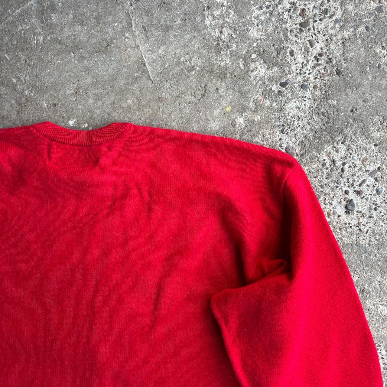 Red Vintage Lyle & Scott ‘100% Pure Lambswool’ Nairn Golf Jumper