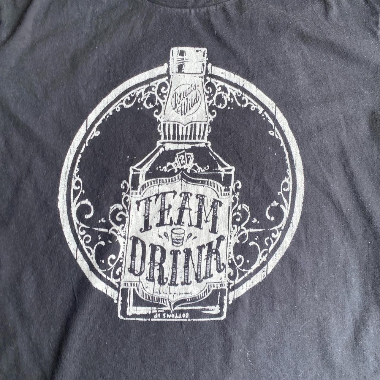 Black ‘Team Drink’ Bar T-Shirt
