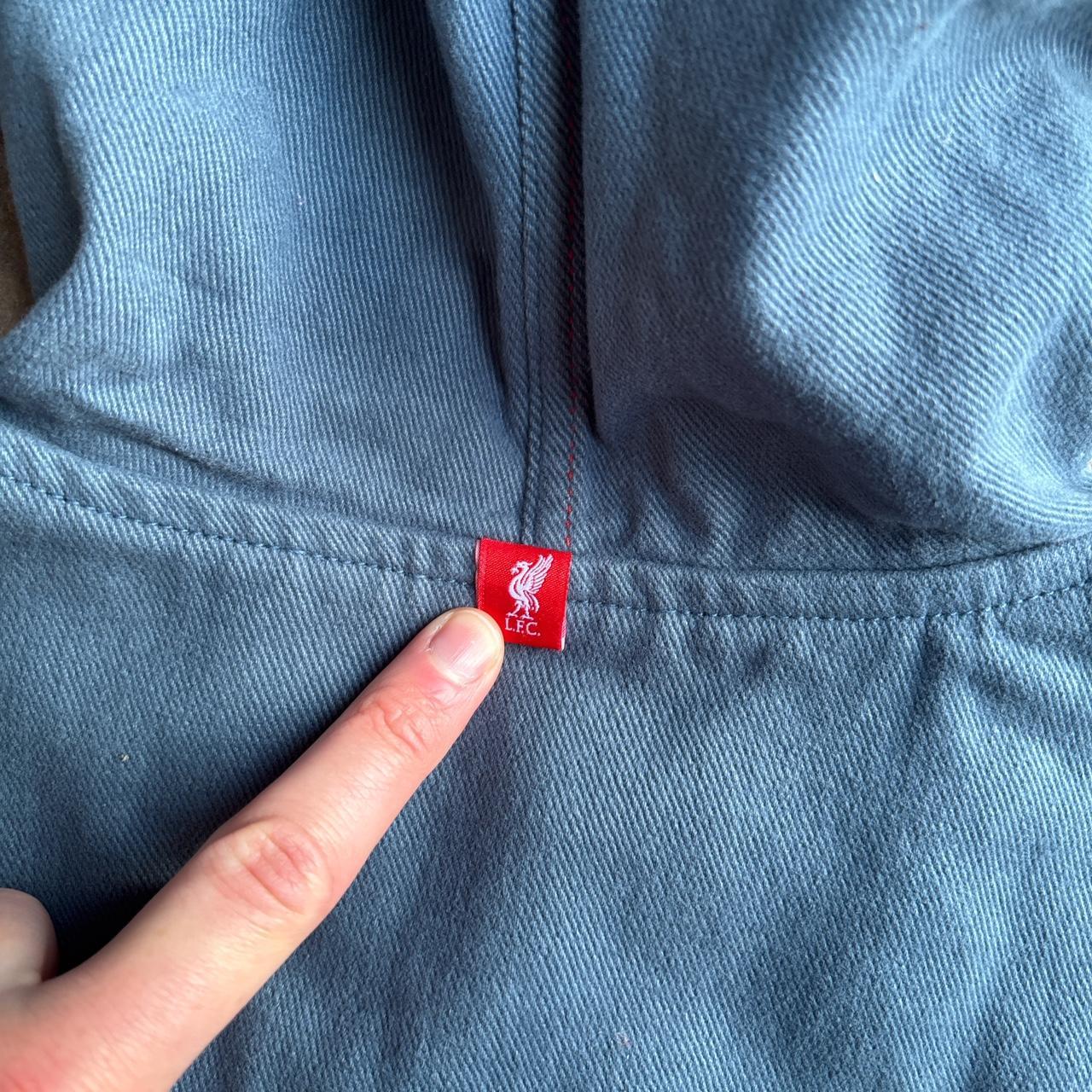 Blue Liverpool ‘Love Follow Conquer” Football Fan Hooded Jacket