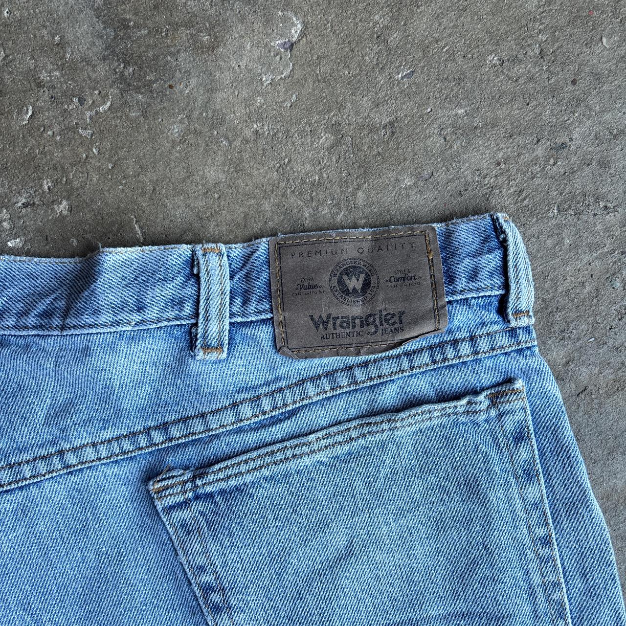 Light Blue Denim Wrangler Jean Shorts
