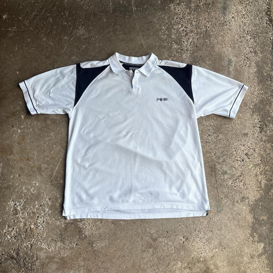 White & Black PING Golf Polo Shirt - XL