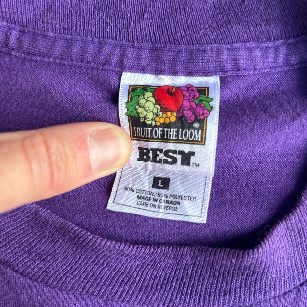 Purple Graphic Sprite Single Stitch T-Shirt
