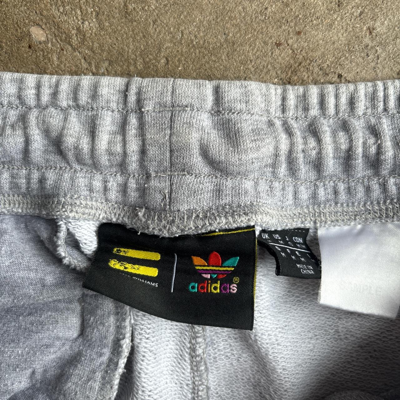 Grey Pharrell Williams x Adidas Grey Tracksuit Shorts