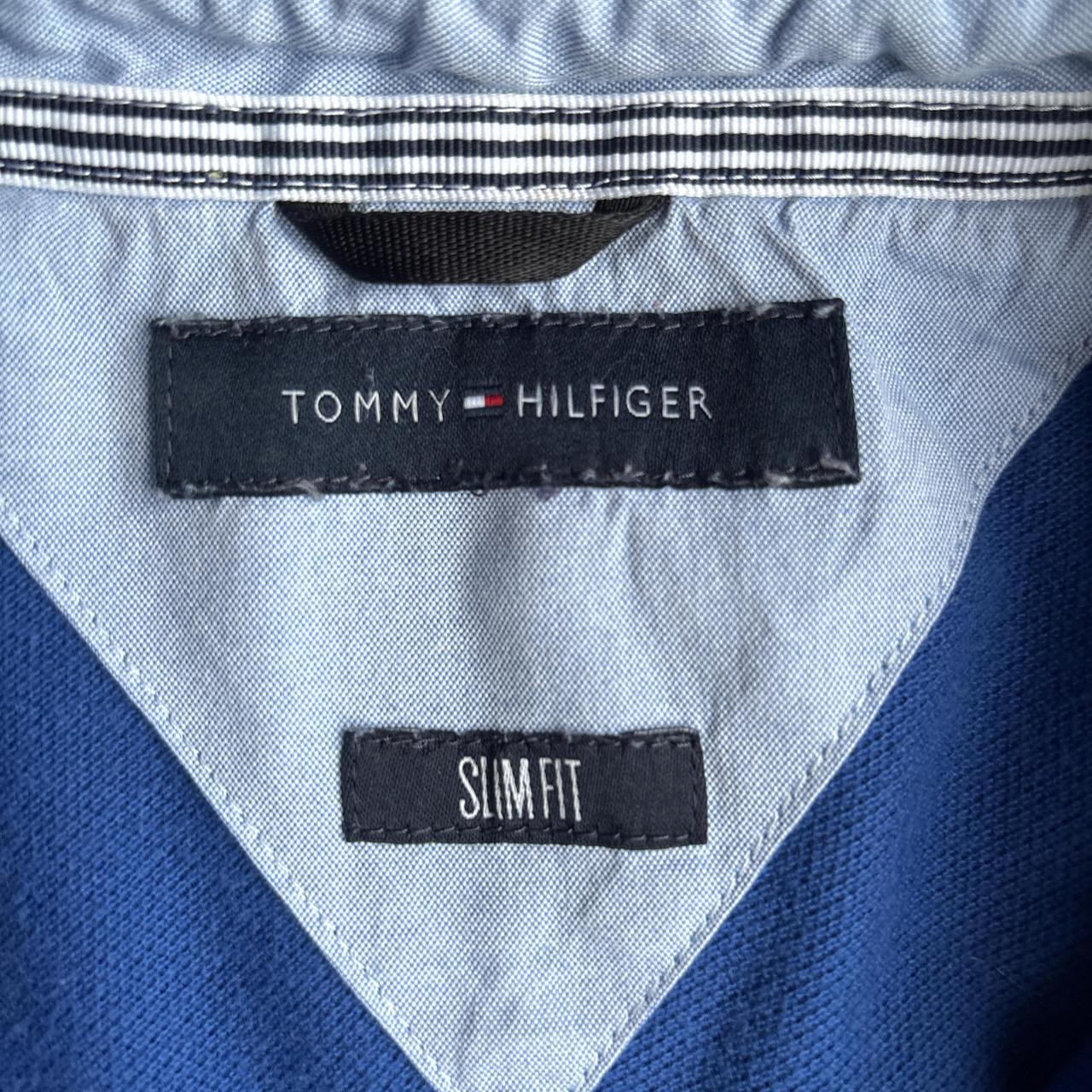 Blue & Black Tommy Hilfiger Polo Shirt - 2XL