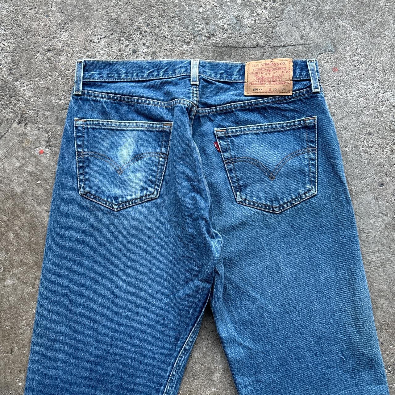 Vintage Blue denim Levi’s 501xx jeans