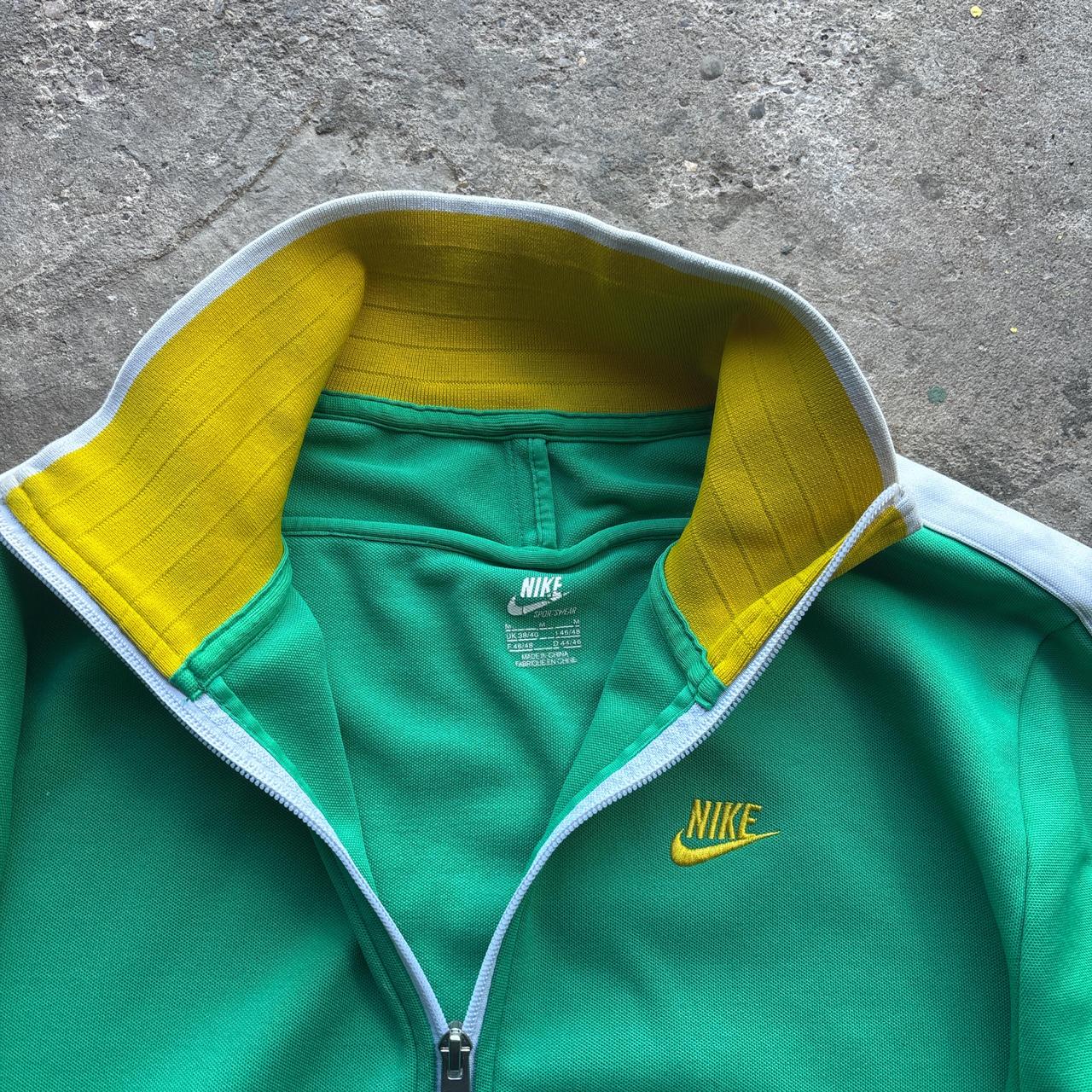 Green Nike Track Jacket - M