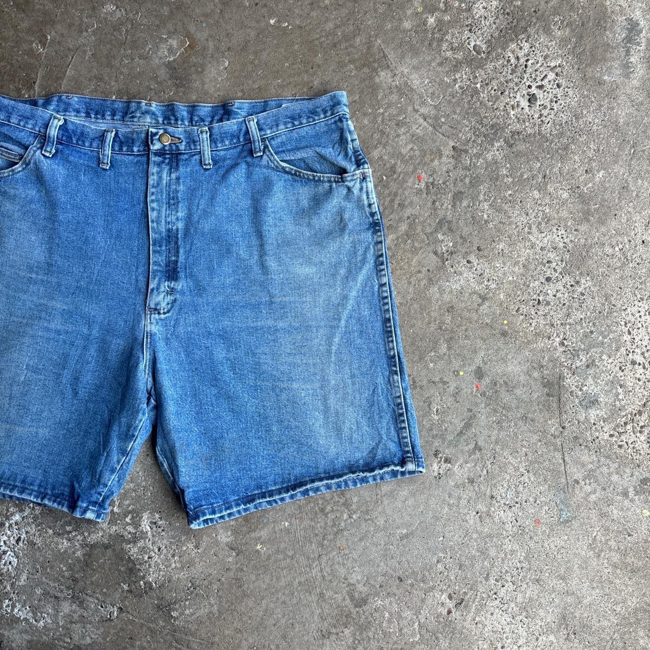 Blue Denim Wrangler Jean Shorts