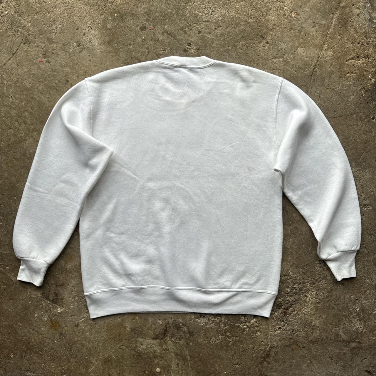 White Graphic sweatshirt with ‘Purdue University’ print