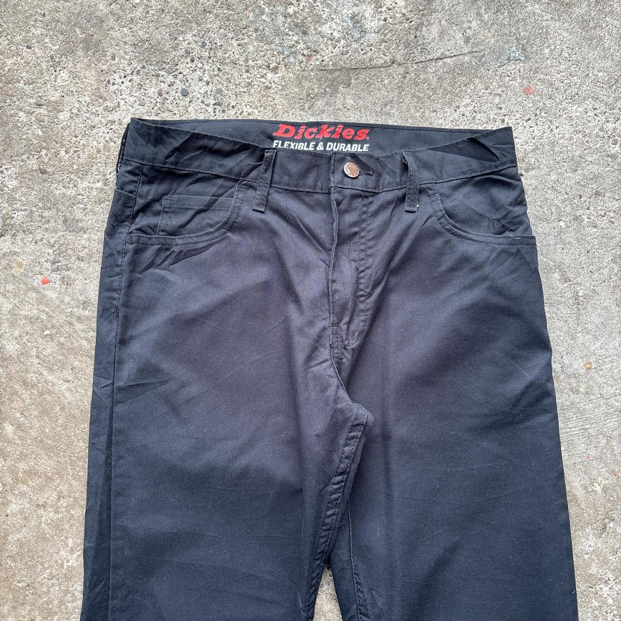 Black Dickies straight leg cotton trousers