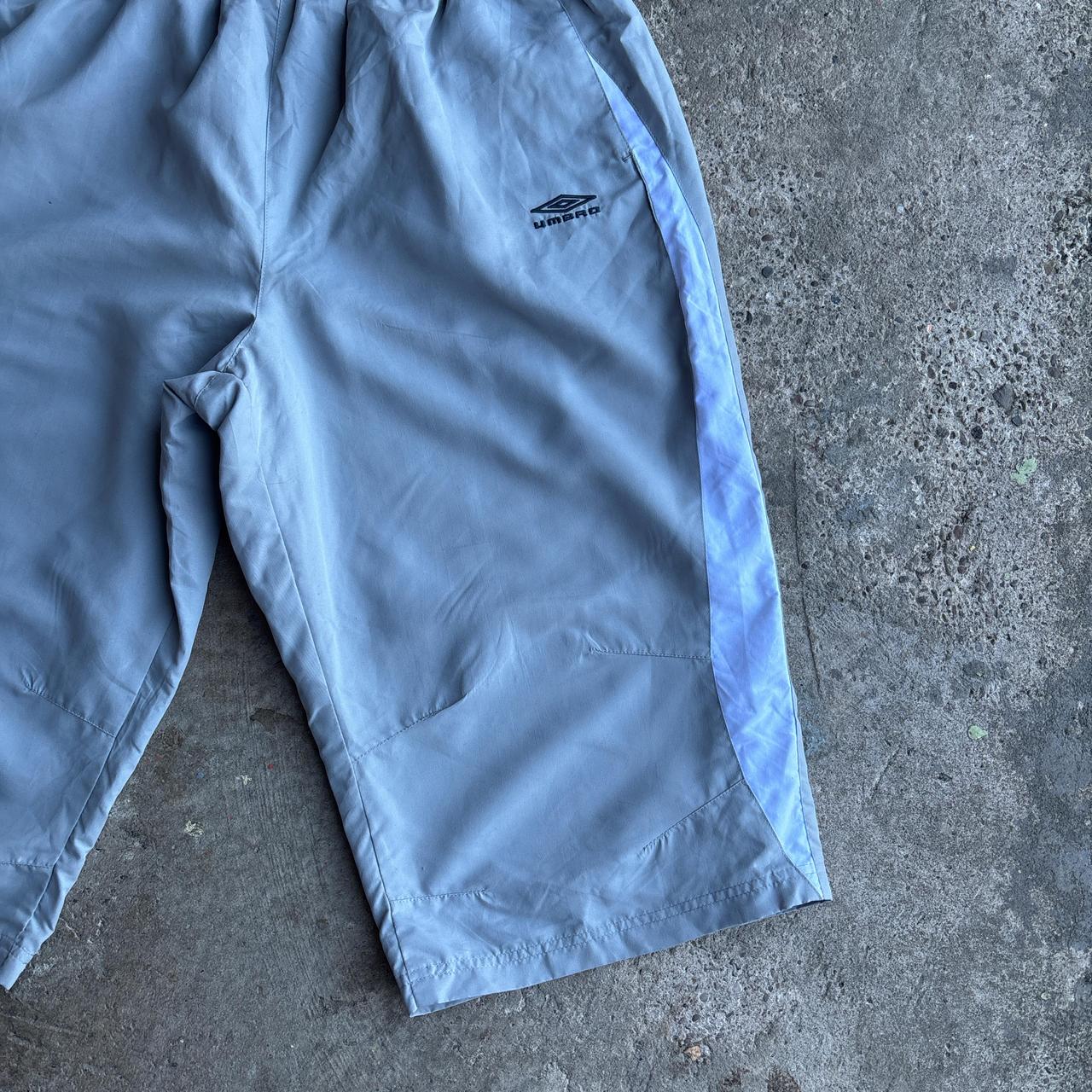 Grey 3/4 Length Umbro Sports Shorts