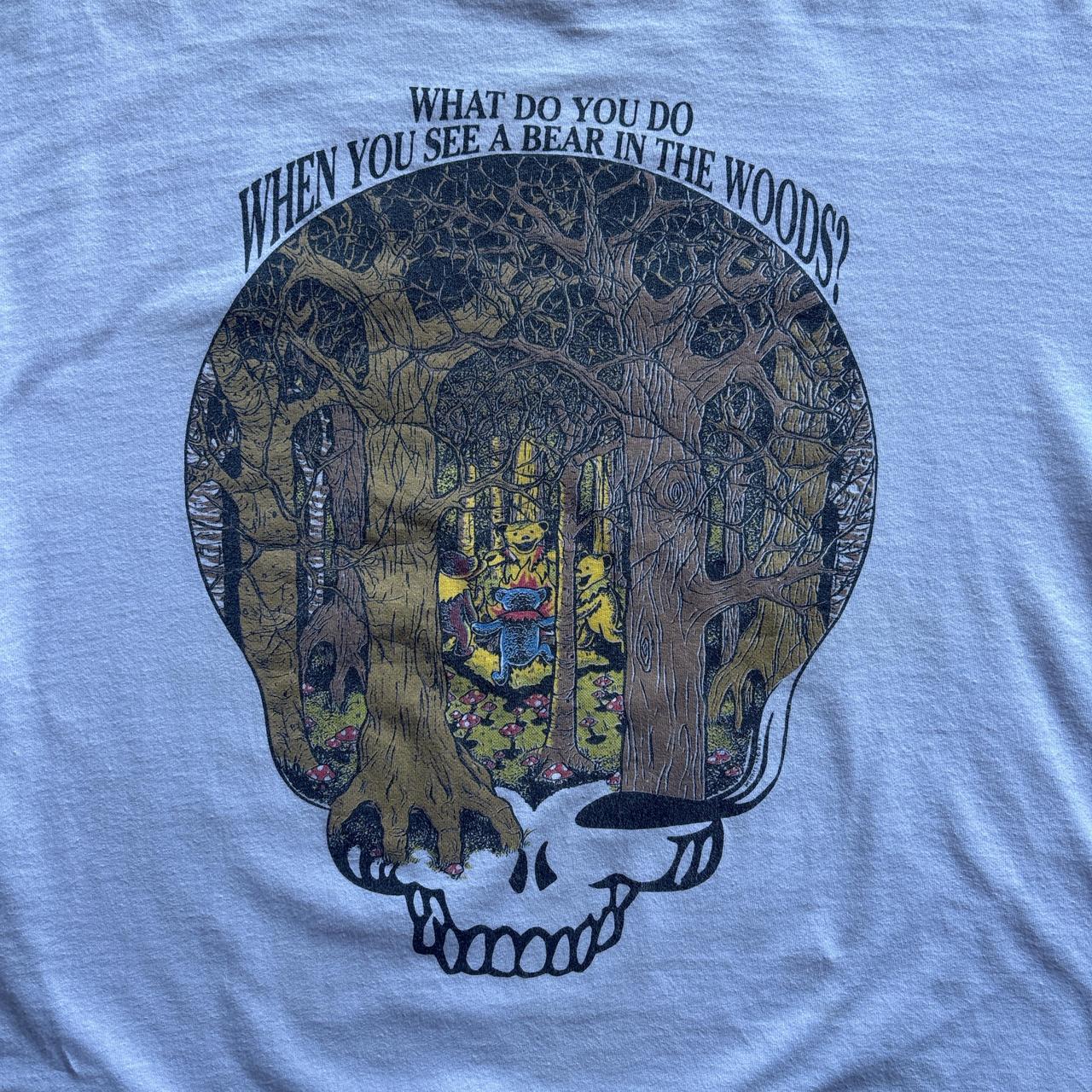 Rare Vintage USA 1992 Grateful Dead Graphic Single Stitch T-Shirt