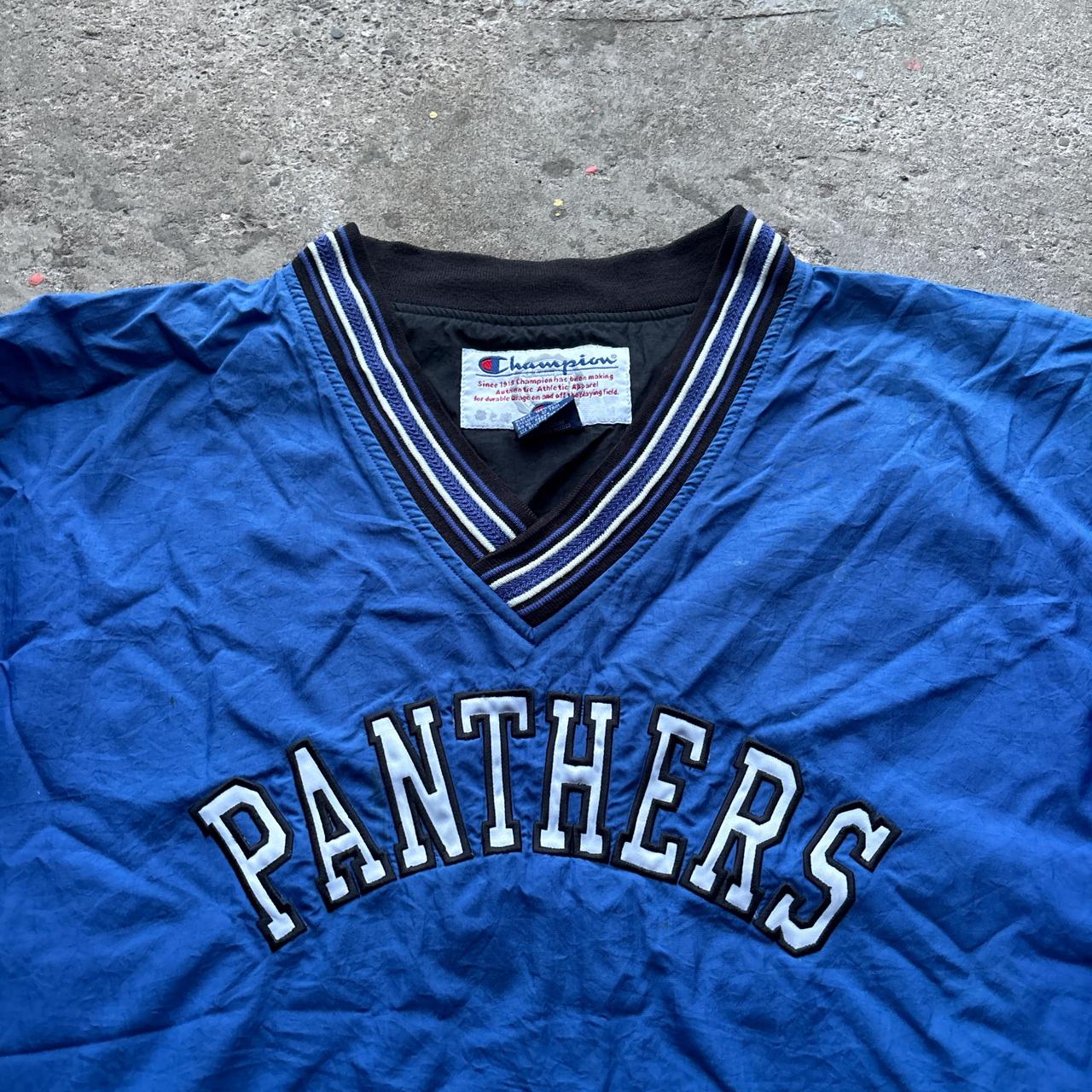 Blue Champion Panthers windbreaker v-neck