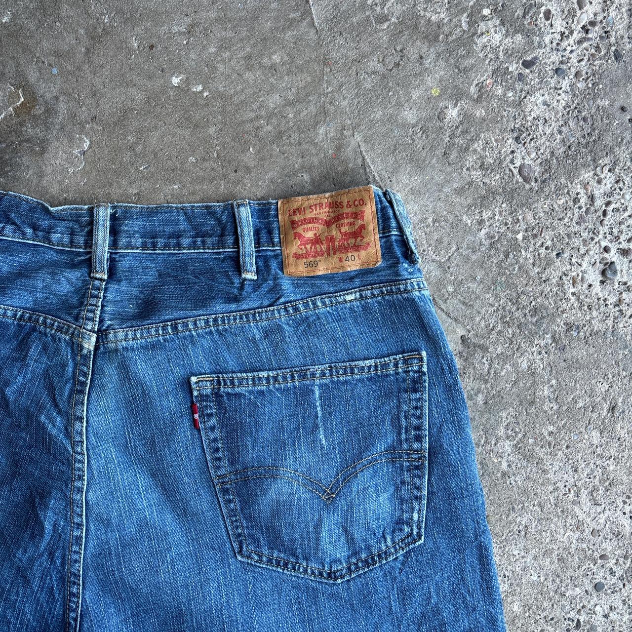 Levi’s 469 Blue Denim Jean Shorts (Jorts)