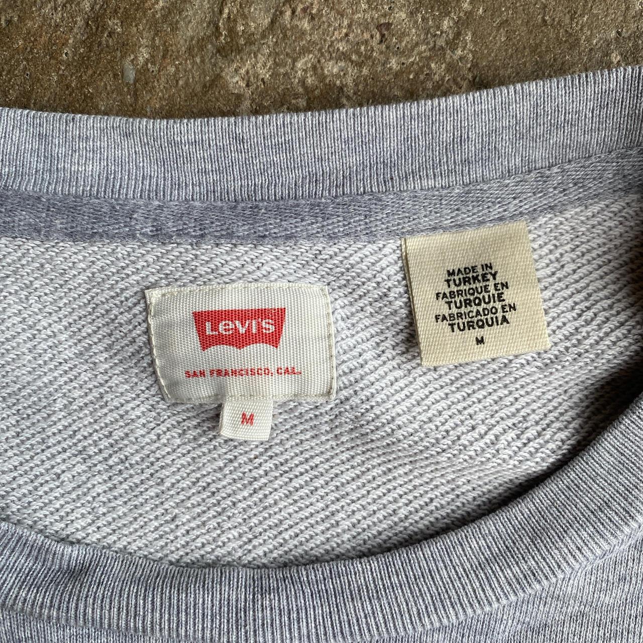 Grey Levi’s Logo Graphic Sweatshirt - M