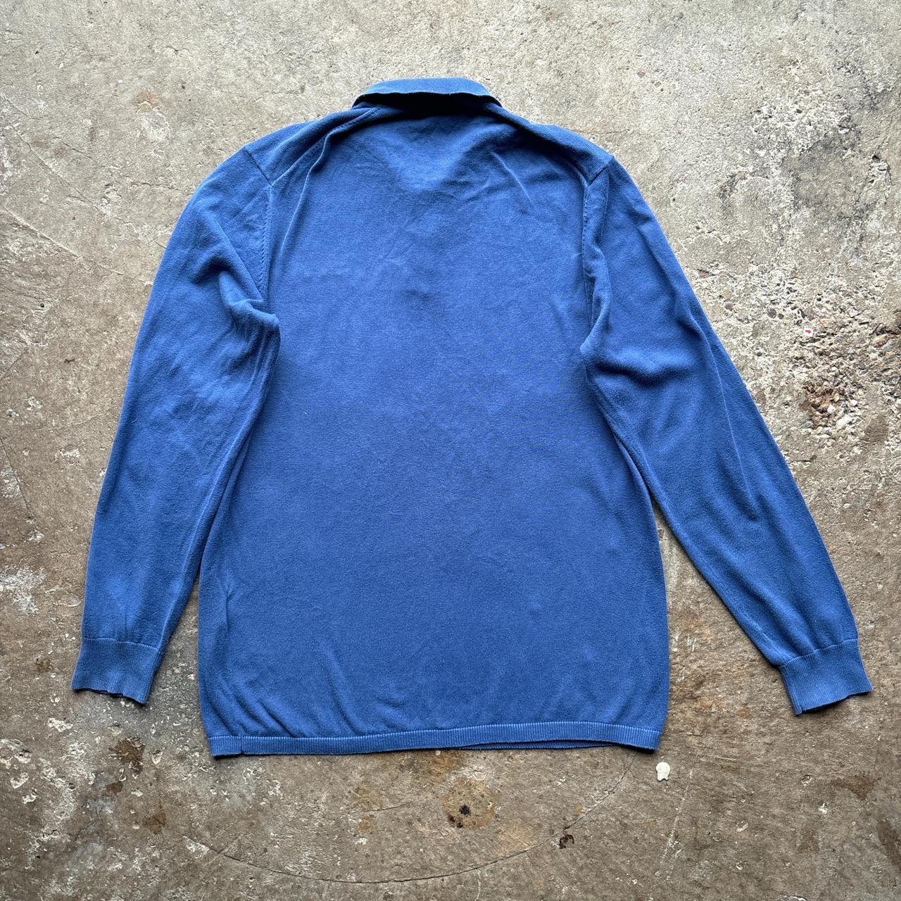 Blue Ben Sherman heritage polo long sleeve