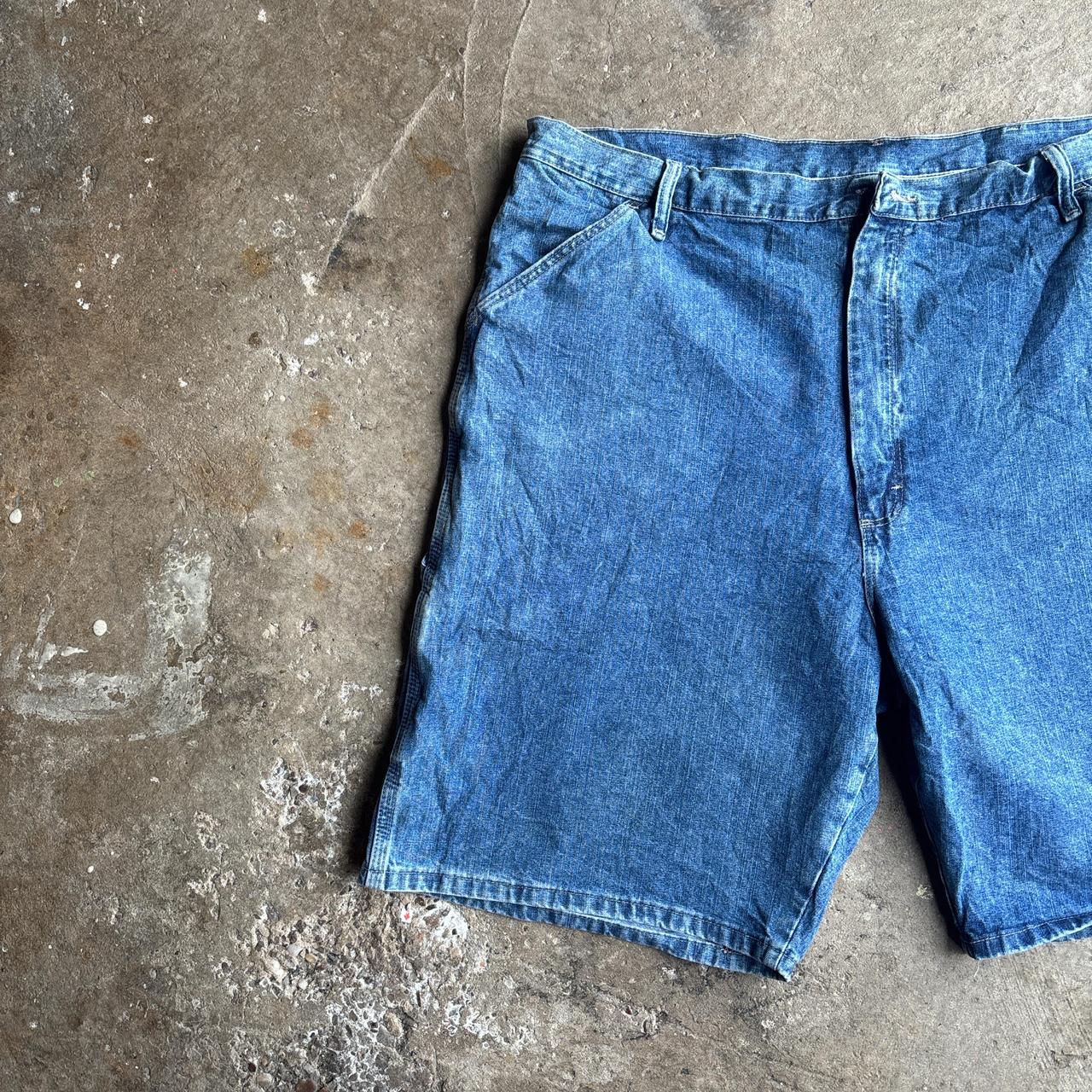 Blue Denim Carpenter Jean Shorts
