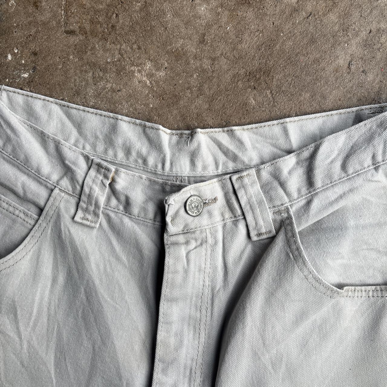 Light Cream Wrangler Cotton Carpenter Shorts