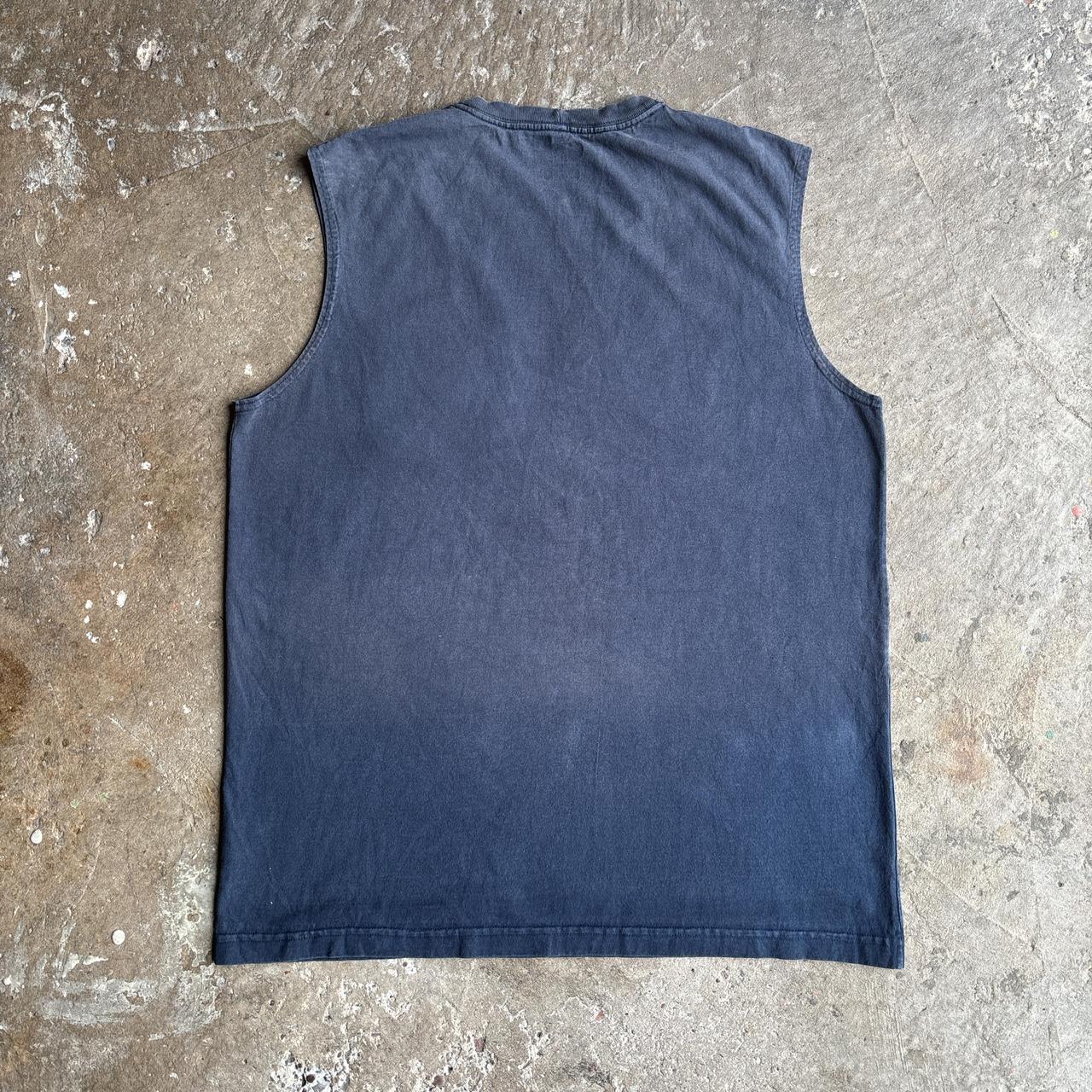 Washed Navy Carhartt vest - L