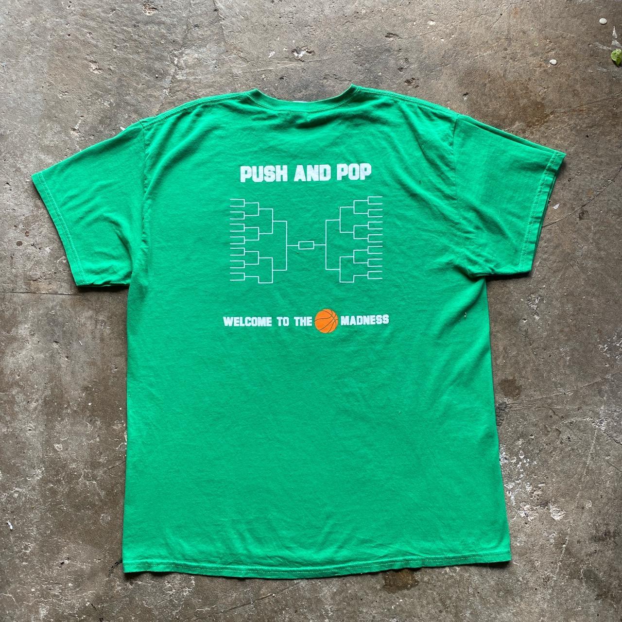 Green ‘Beer and Brackets’ graphic tee